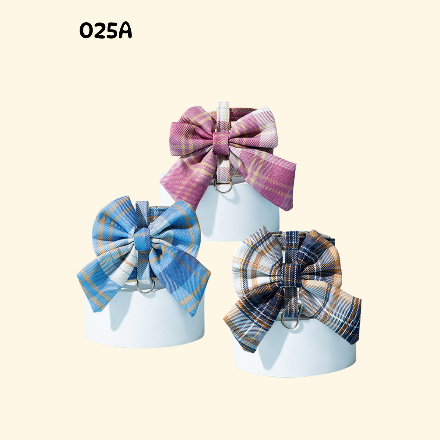 Bowknot Harness with Leash for Small Dogs and Cats (A-010)