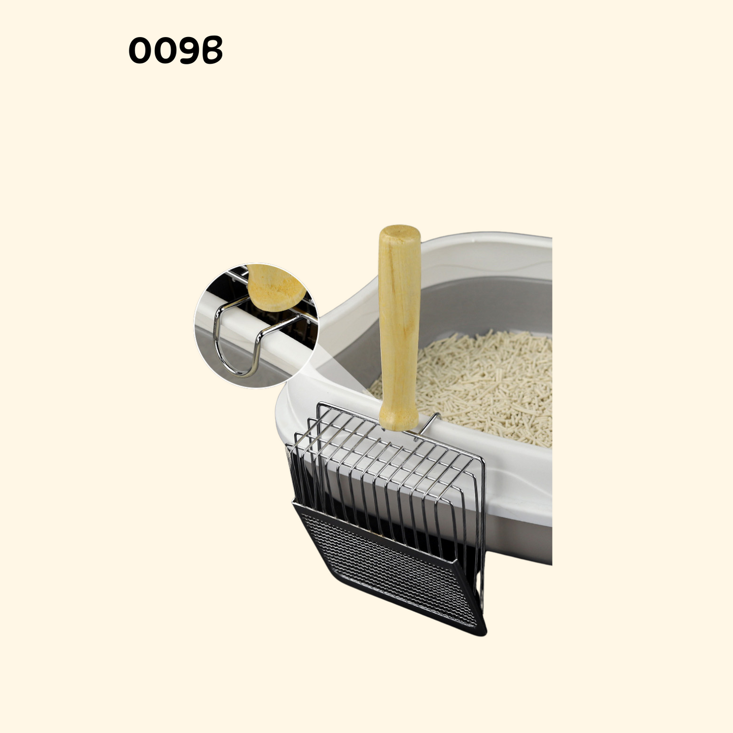 Litter Scoop - Steel (LA-3)