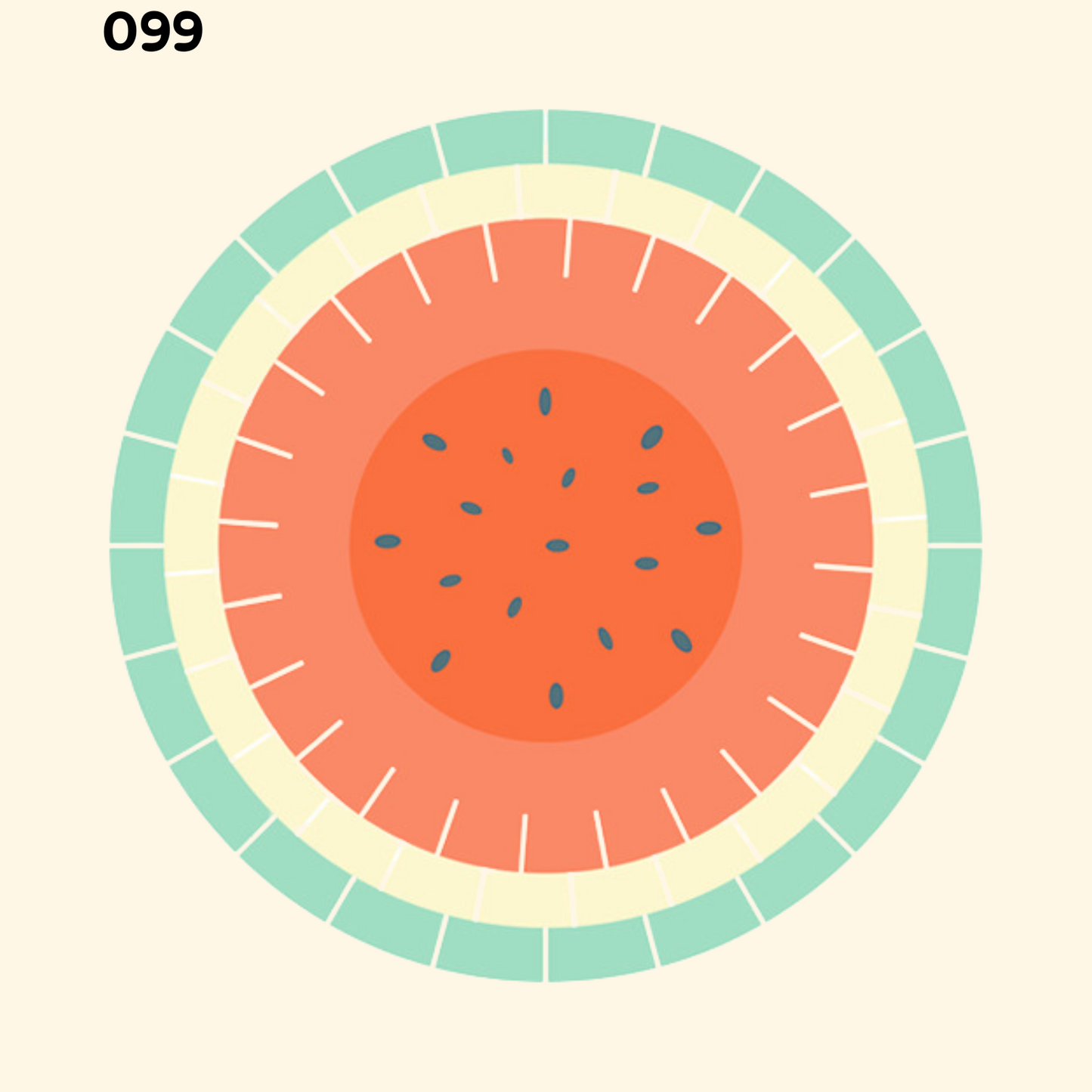 Watermelon Cooling Pad (B-3)
