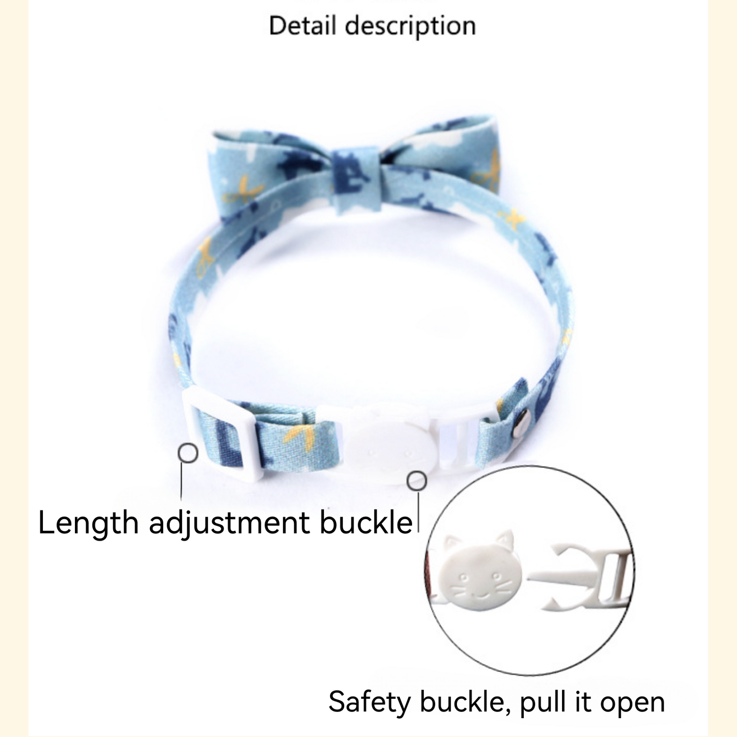 British Style Bow/Tie Collar (A-009)