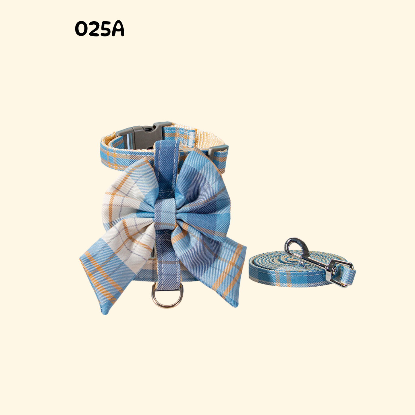 Bowknot Harness with Leash for Small Dogs and Cats (A-010)