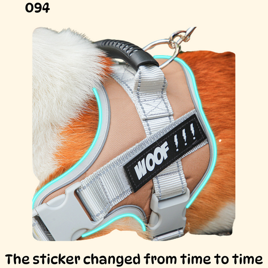 Brown K9 Harness