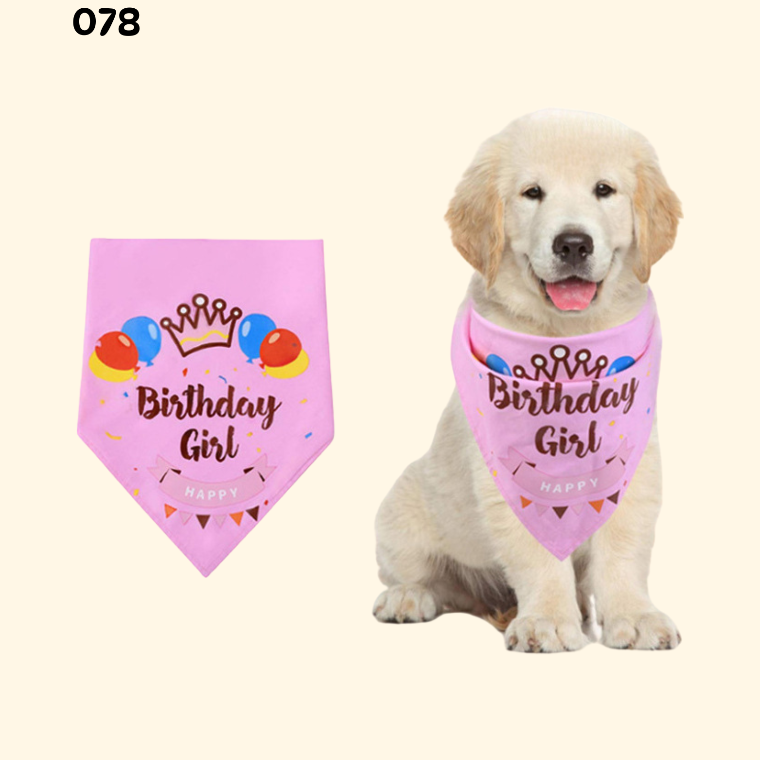 Birthday Scarf (S-5) – FurryTales_Shop - Main Image