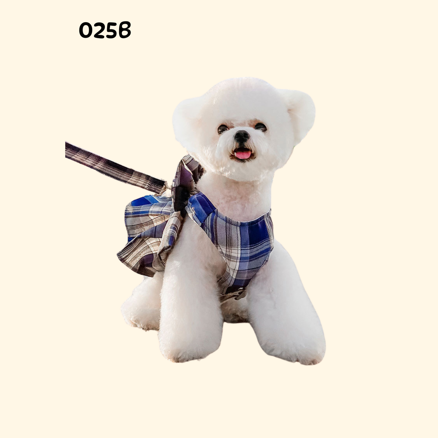 Bowknot Harness with Leash for Small Dogs and Cats (A-010)