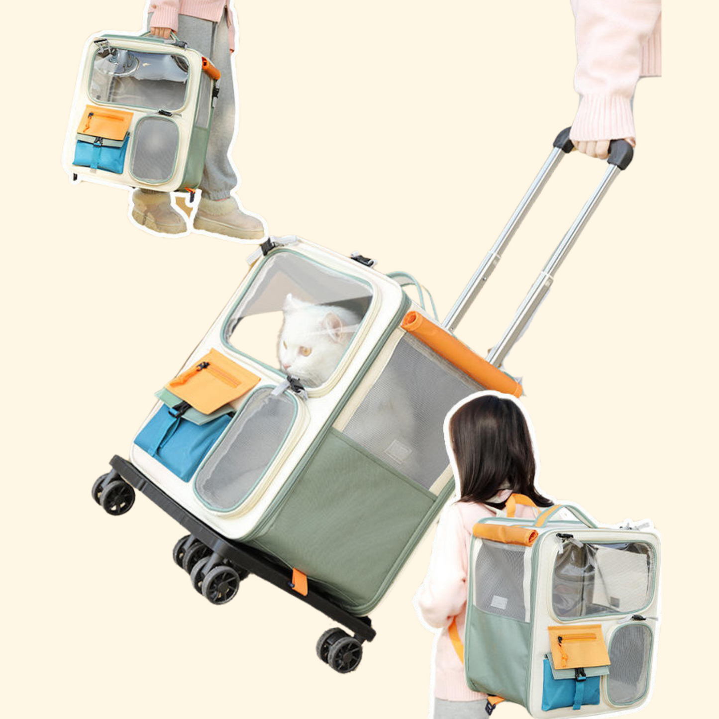 Canvas Trolley Travel Bag (C-11)