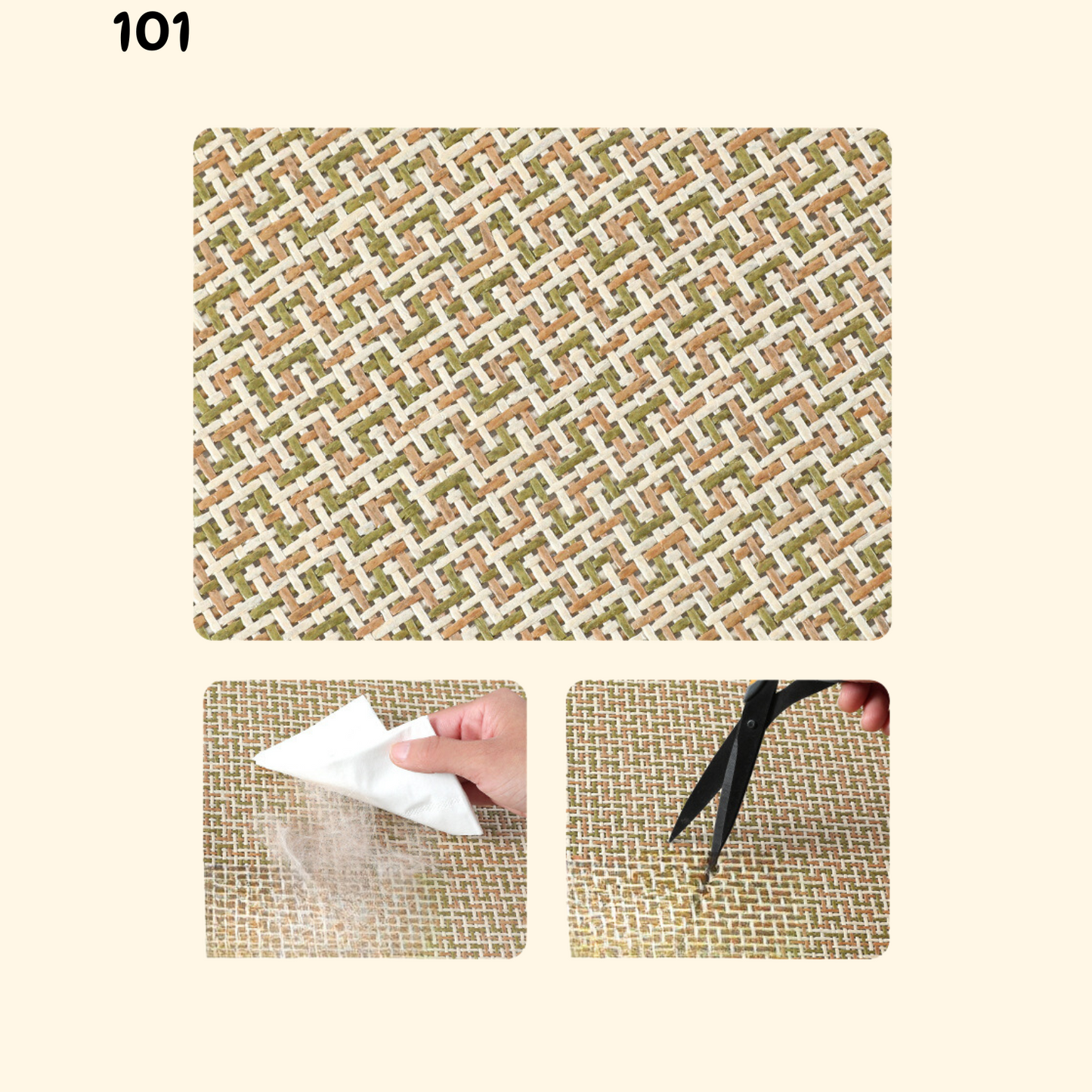 Summer Woven Rattan Mat (B-5)