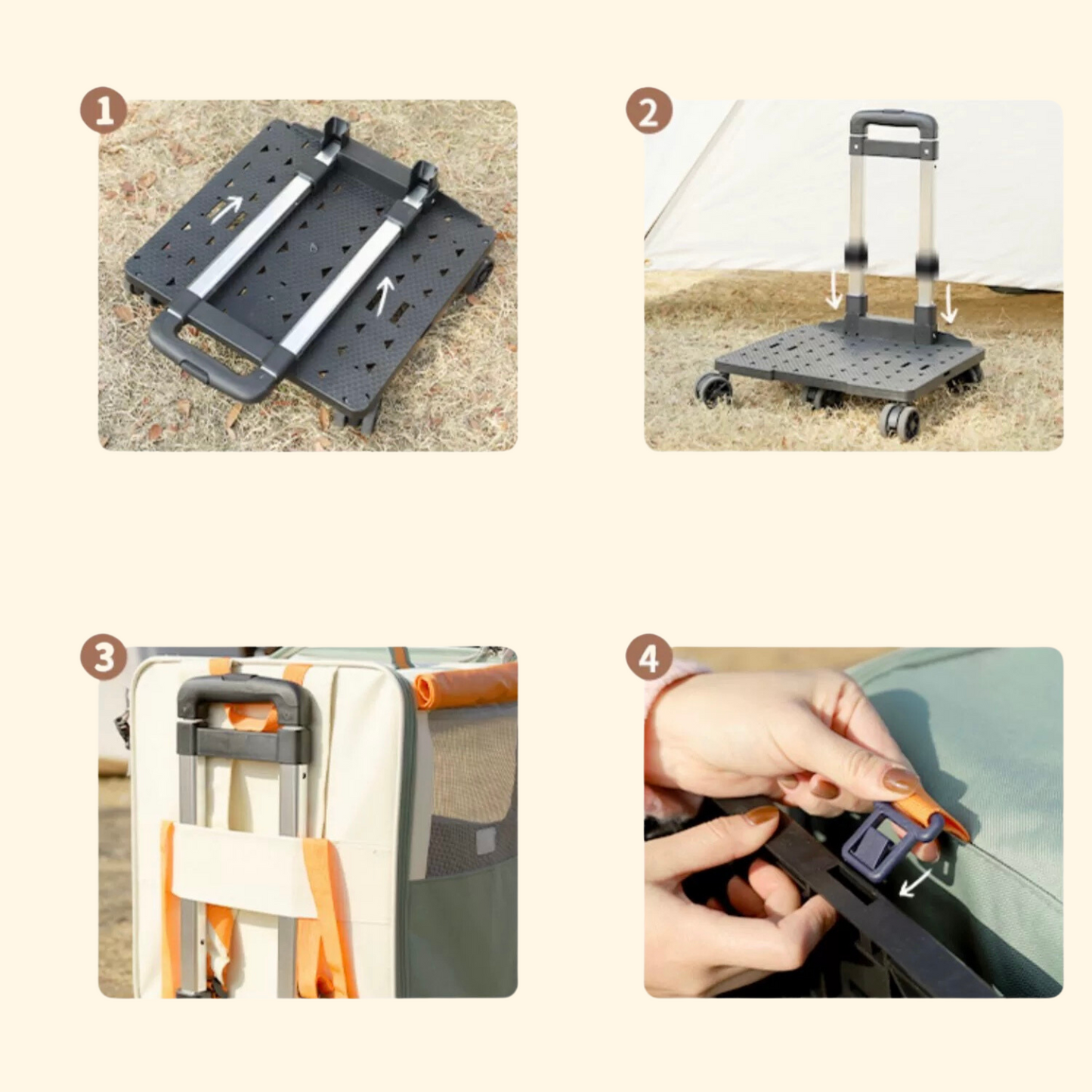 Canvas Trolley Travel Bag (C-11)