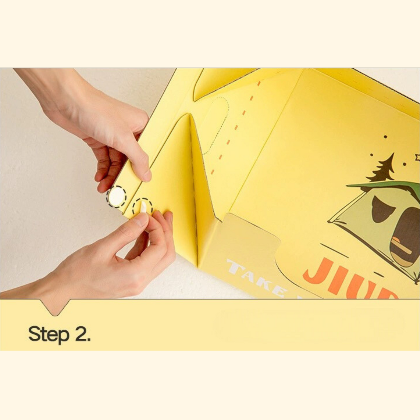 Disposable Cat Litter Box - Yellow (LA-8)