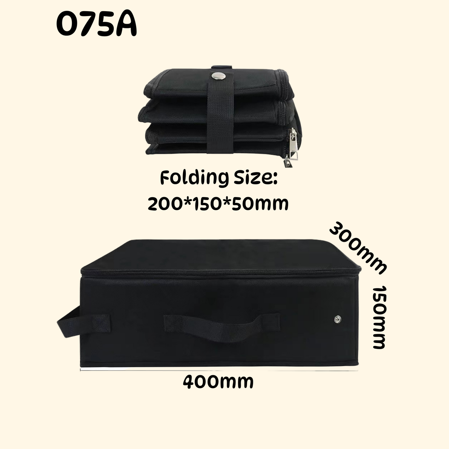 Foldable Litter Box with Zipper (LA-12)