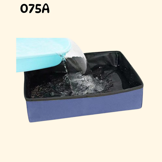 Foldable Litter Box with Zipper