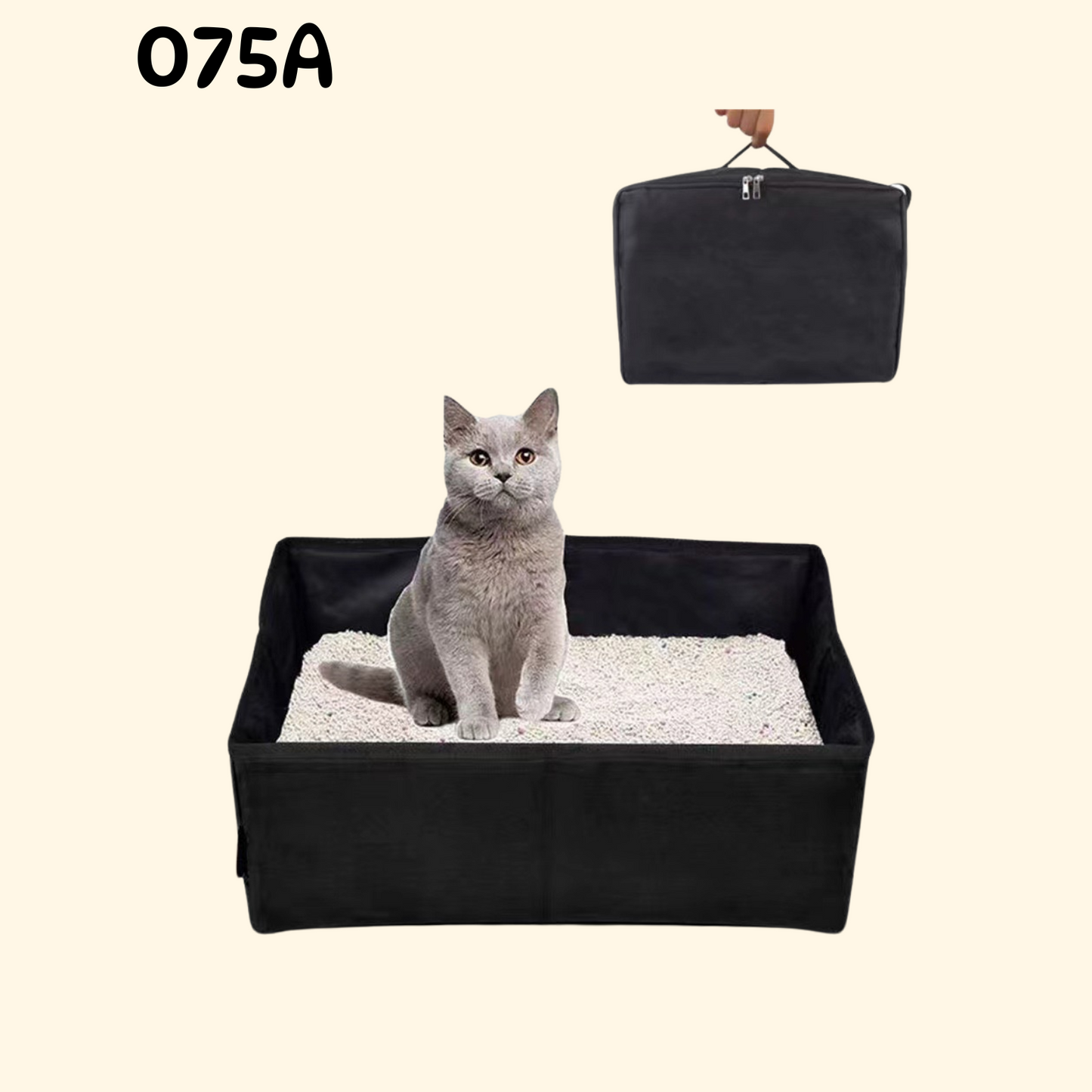 Foldable Litter Box with Zipper (LA-12)
