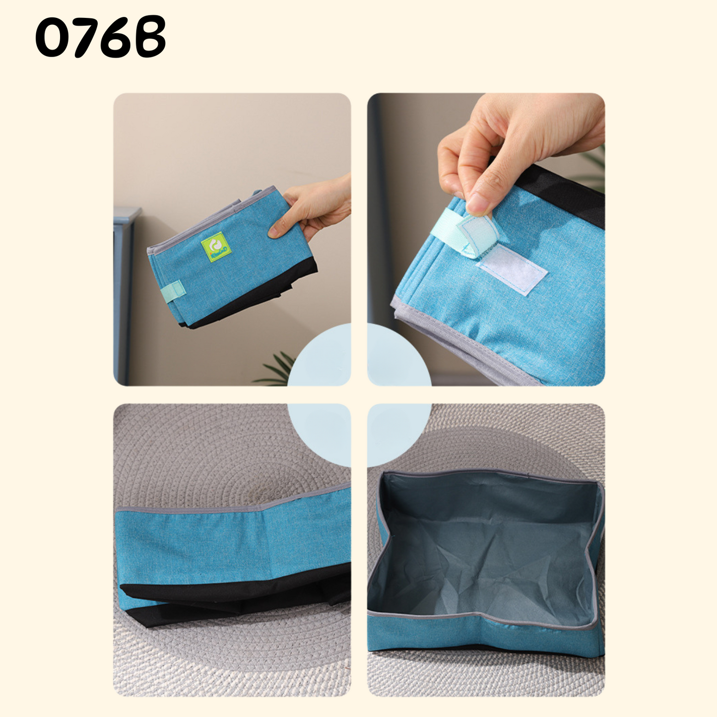 Foldable Litter Box NO Zipper (LA-13)