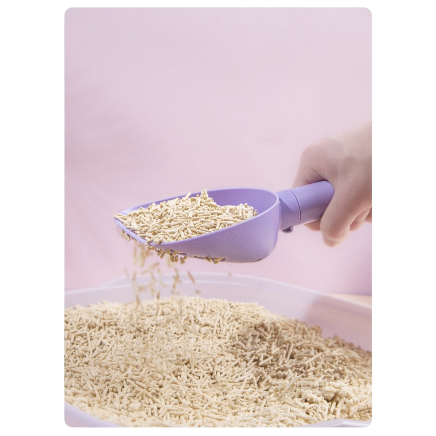Litter Scoop with Poop Bag Storage (LA-1)