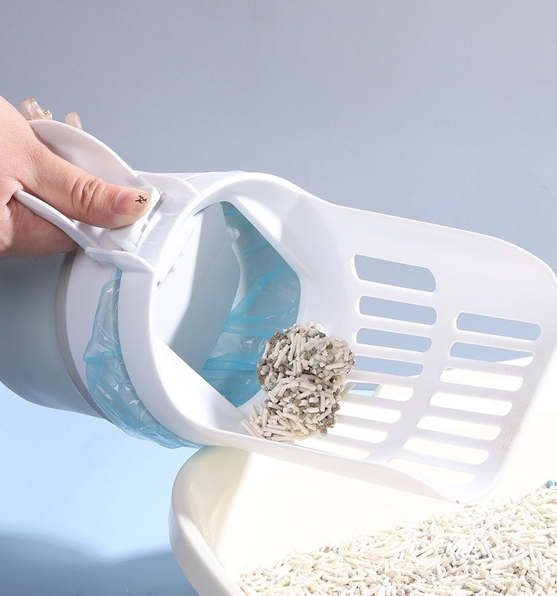 Extensible Litter Scoop with Poop Bag Storage (LA-4)
