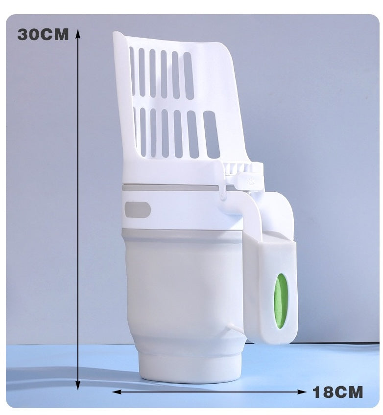 Extensible Litter Scoop with Poop Bag Storage (LA-4)