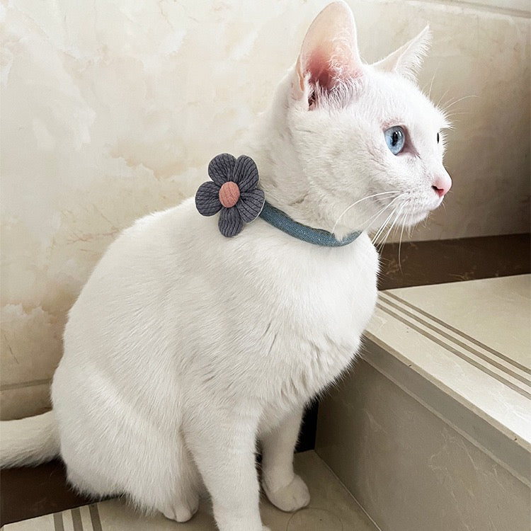 Collar - Denim Flower (A-006)