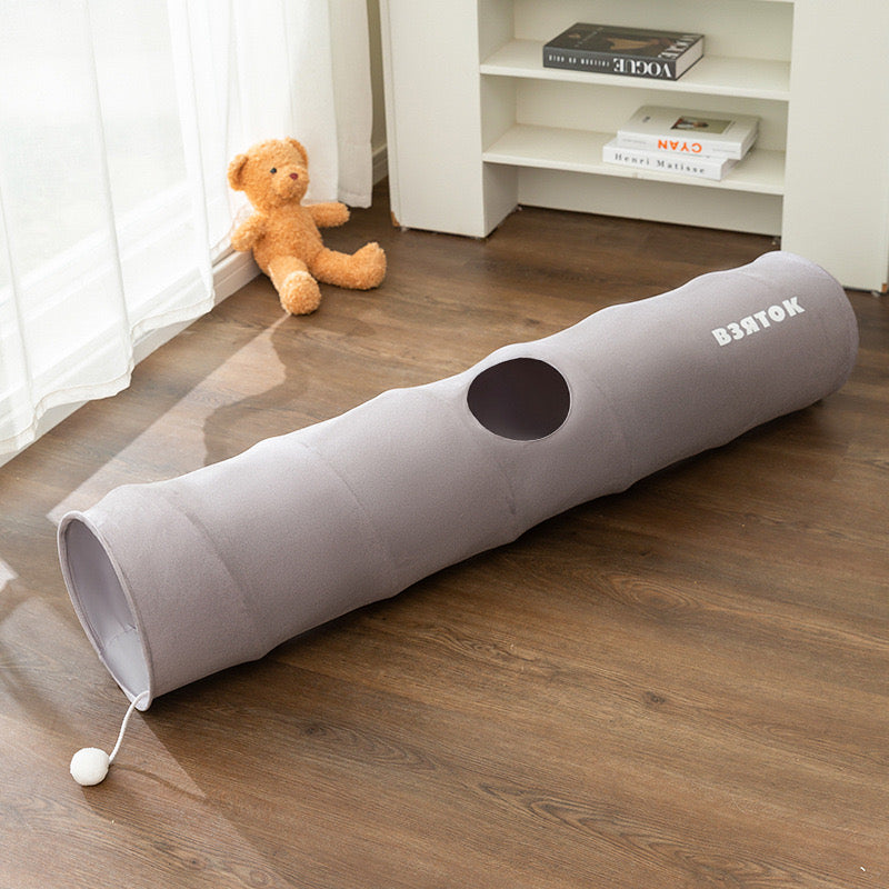 Foldable Play Tunnel for Cats (T-4)