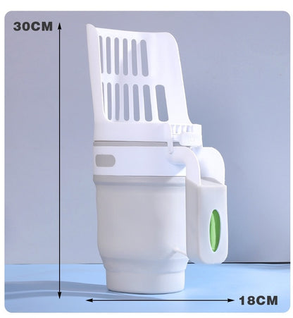 Extensible Litter Scoop with Poop Bag Storage (LA-4)