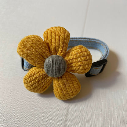 Collar - Denim Flower (A-006)