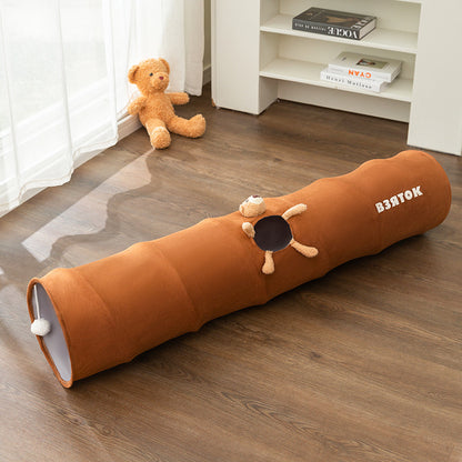 Foldable Play Tunnel for Cats (T-4)